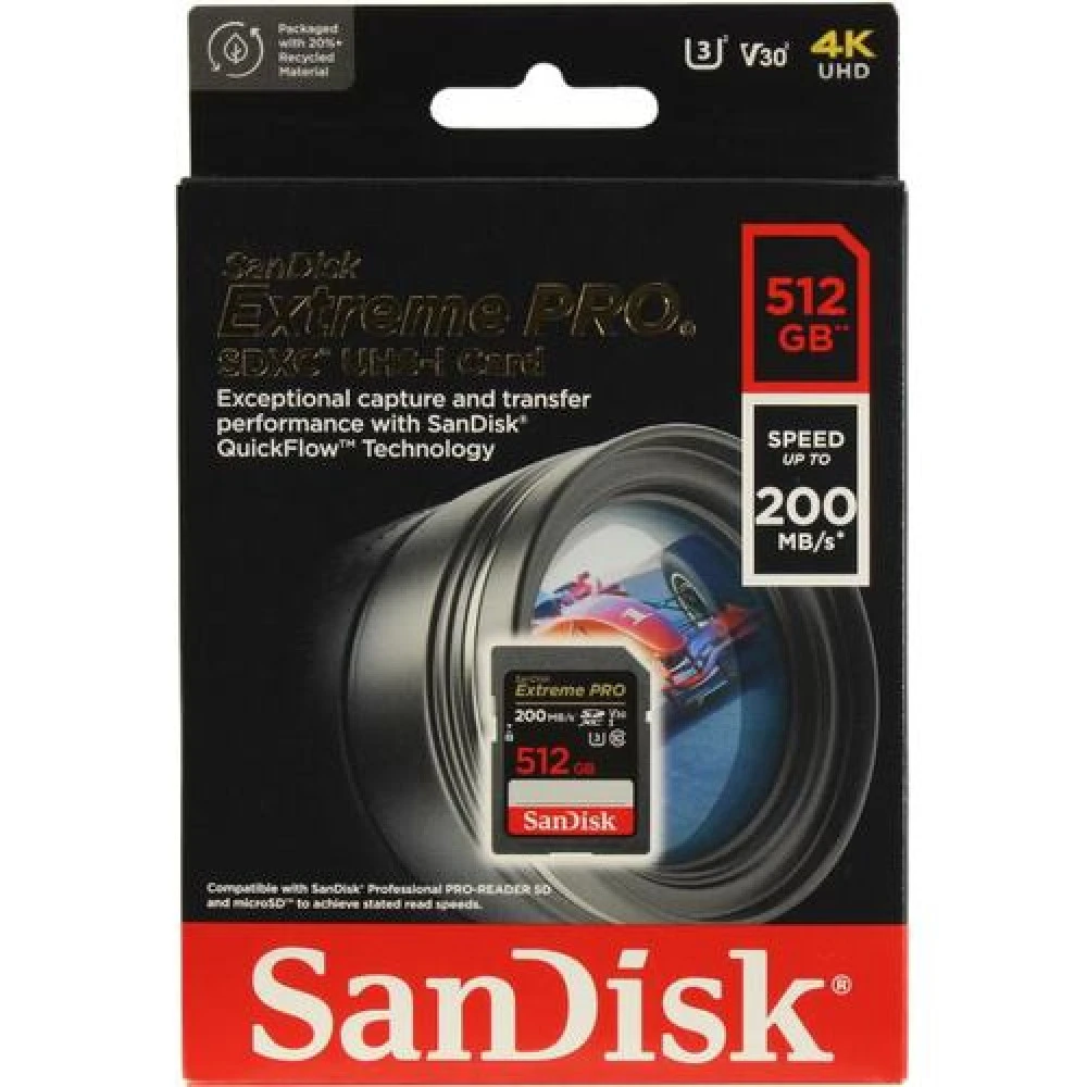 Флеш (Flash) карты SanDisk Extreme Pro UHS-I SDSDXXD-512G-GN4IN 512 ГБ