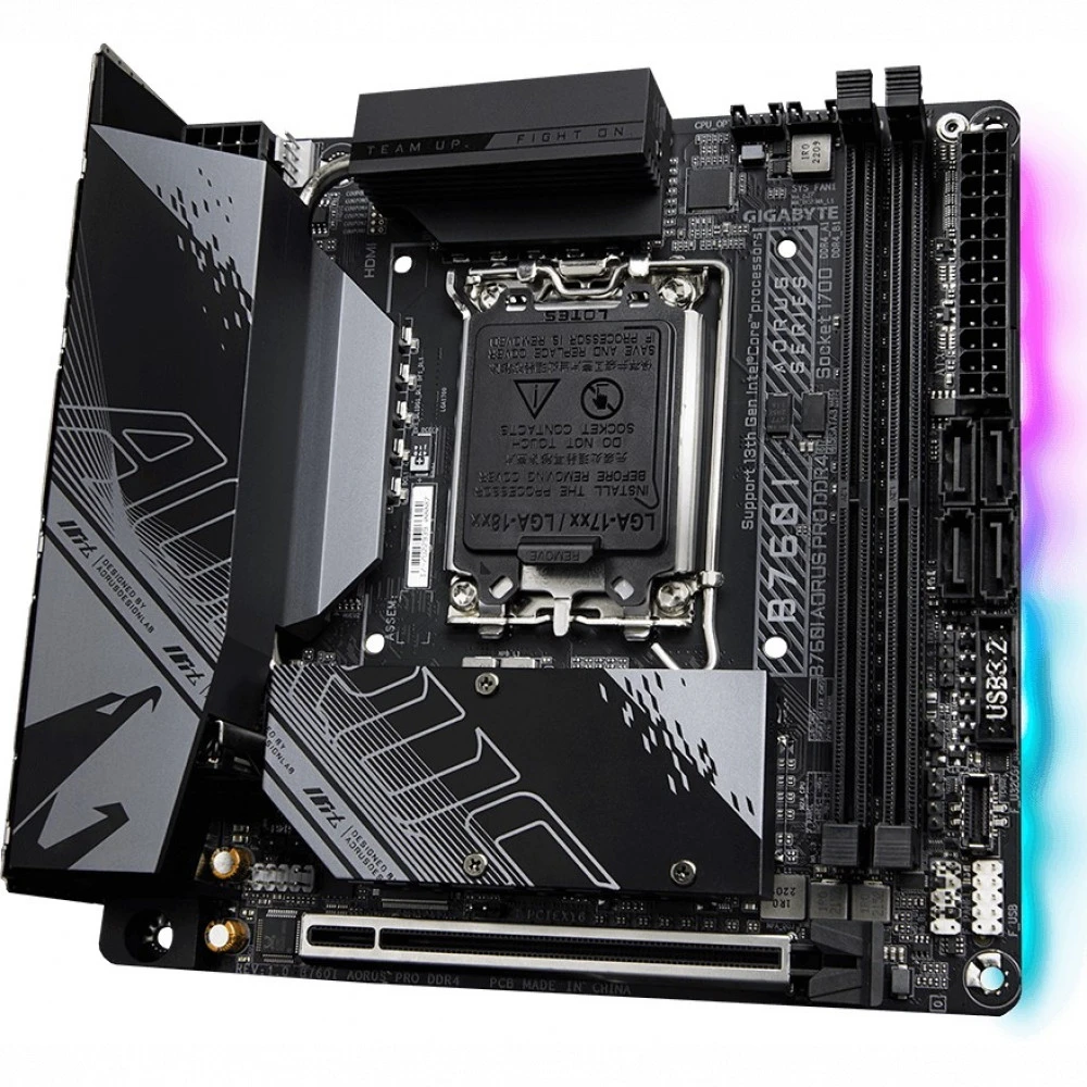 Материнская плата Gigabyte B760I AORUS PRO DDR4 Mini-ITX, LGA 1700