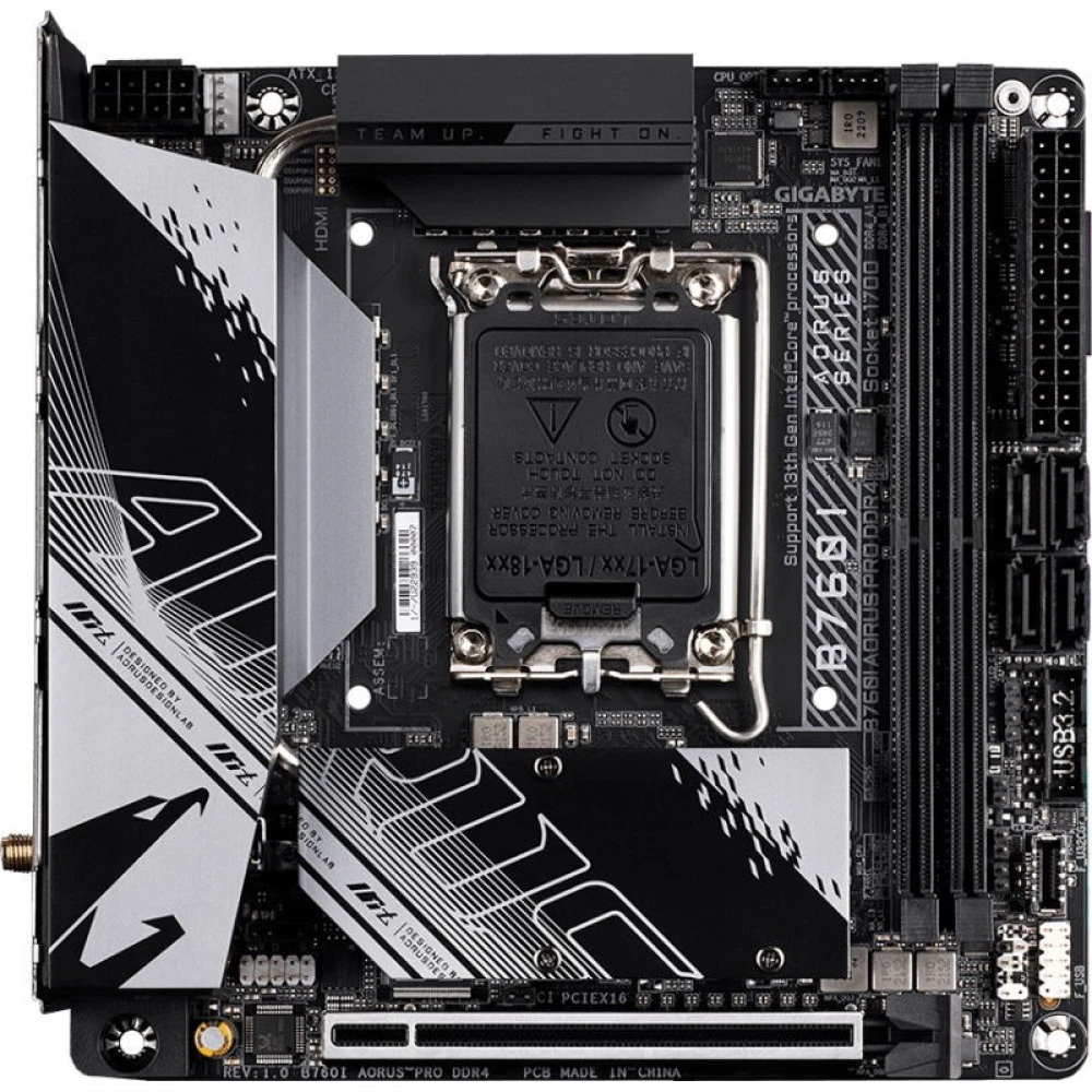 Материнская плата Gigabyte B760I AORUS PRO DDR4 Mini-ITX, LGA 1700
