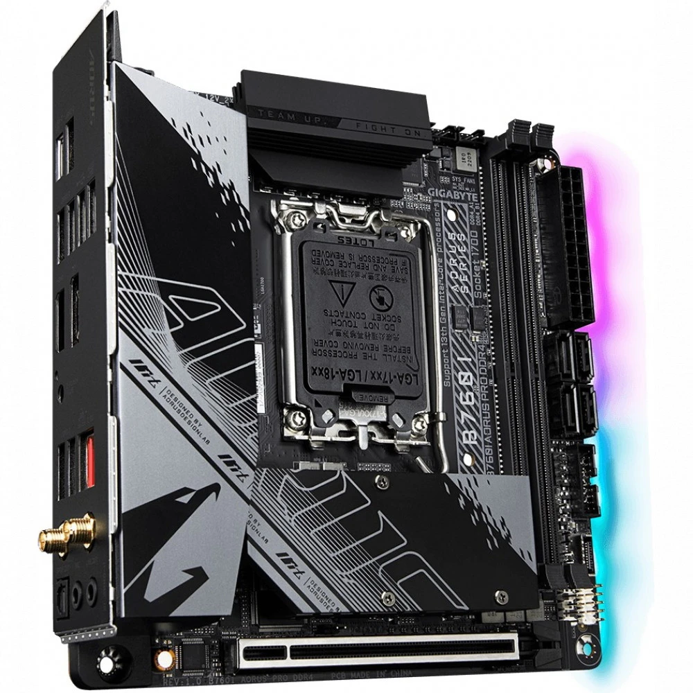 Материнская плата Gigabyte B760I AORUS PRO DDR4 Mini-ITX, LGA 1700