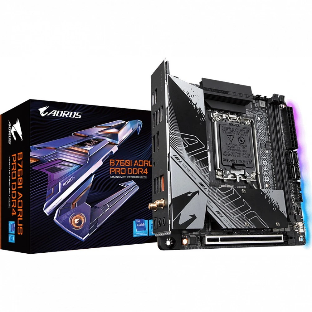 Материнская плата Gigabyte B760I AORUS PRO DDR4 Mini-ITX, LGA 1700