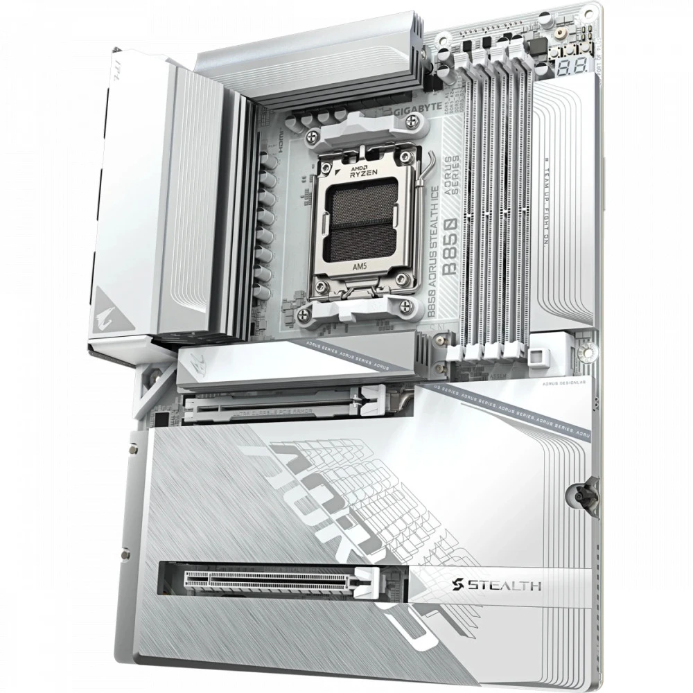 Материнская плата Gigabyte B850 AORUS STEALTH ICE ATX, AMD AM5
