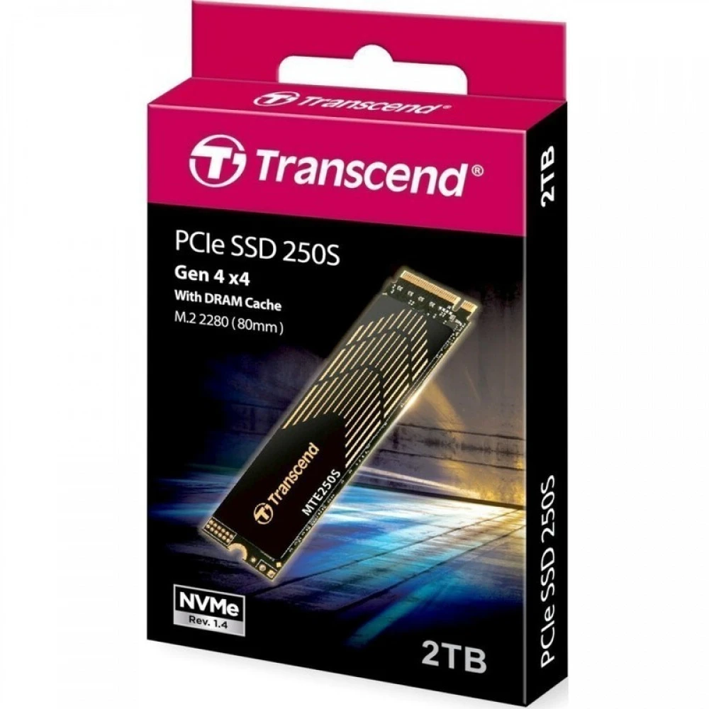 Жесткий диск Transcend MTE250S TS2TMTE250S SSD (твердотельные), 2 ТБ, M.2, PCIe