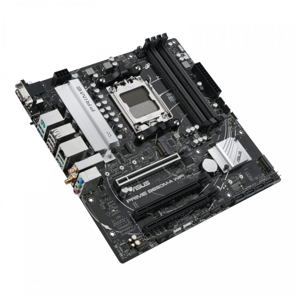 Материнская плата Asus Prime B650M-A WiFi 90MB1C00-M0EAY0 Micro-ATX, AMD AM5