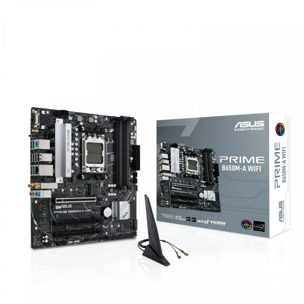 Материнская плата Asus Prime B650M-A WiFi 90MB1C00-M0EAY0 Micro-ATX, AMD AM5