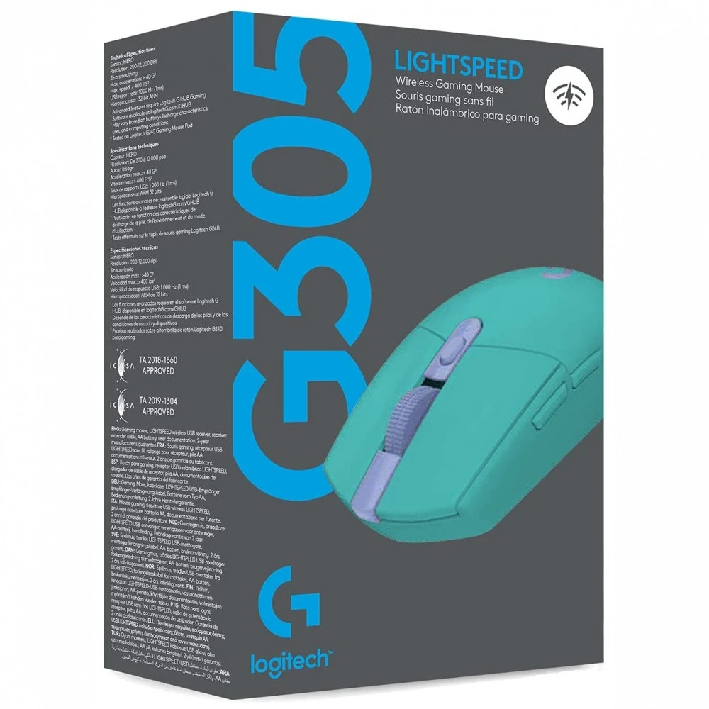 Мышь Logitech G305 Lightspeed 910-006378 Игровые, Беспроводная
