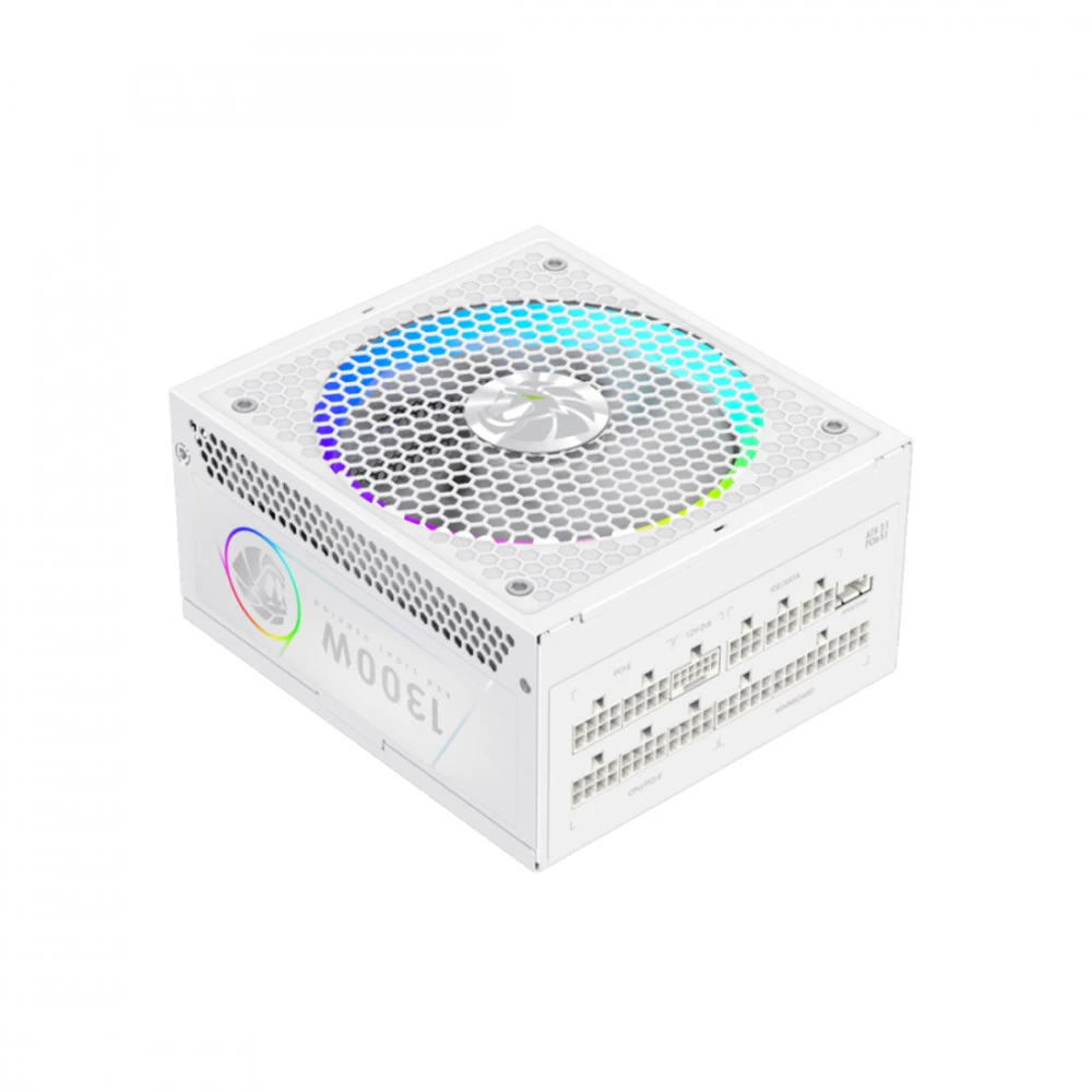 Блок питания GameMax RGB PRO 1300P WH 2110-1300B0026 1300 Вт, 80+ Platinum
