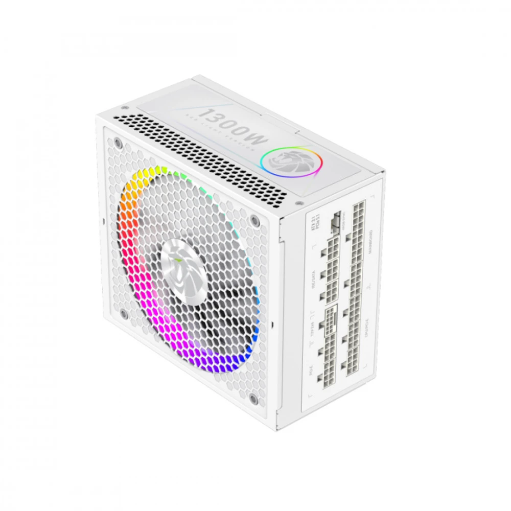 Блок питания GameMax RGB PRO 1300P WH 2110-1300B0026 1300 Вт, 80+ Platinum