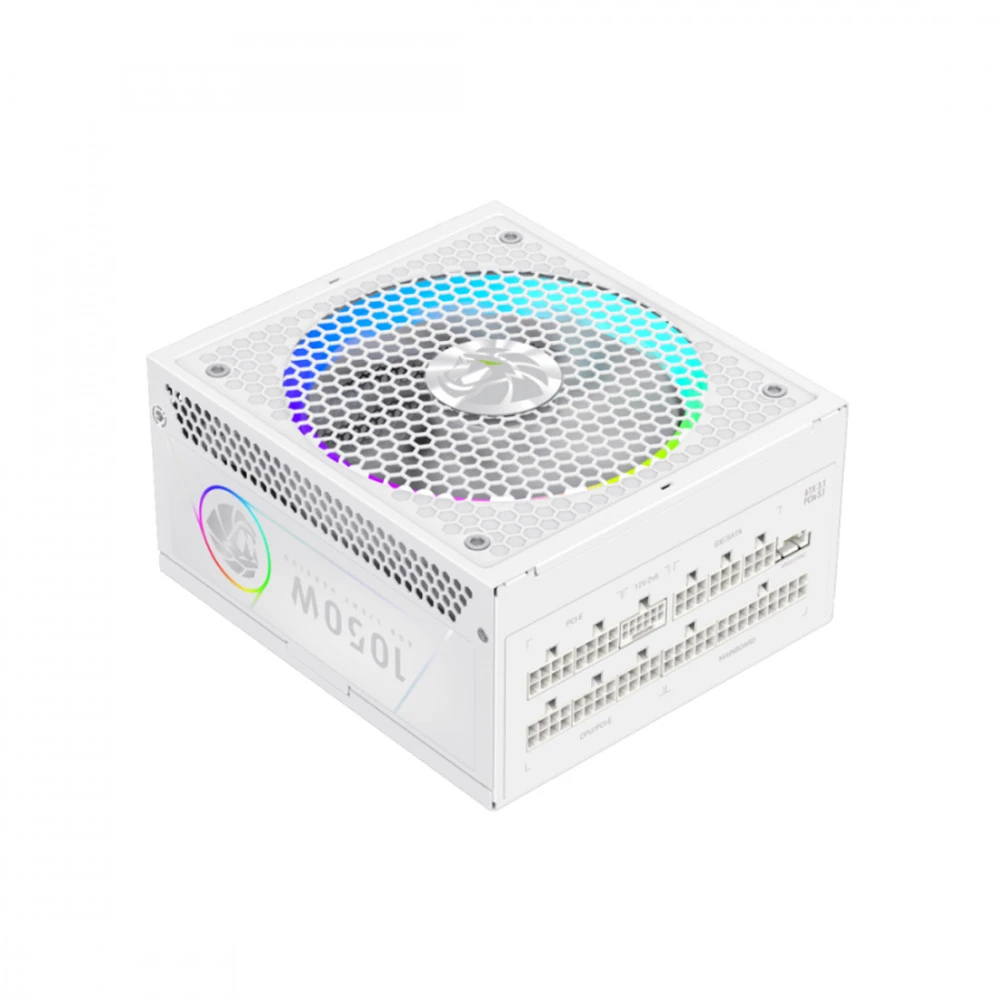 Блок питания GameMax RGB PRO 1050G WH 2109-1050B0047 1050 Вт, 80+ Gold