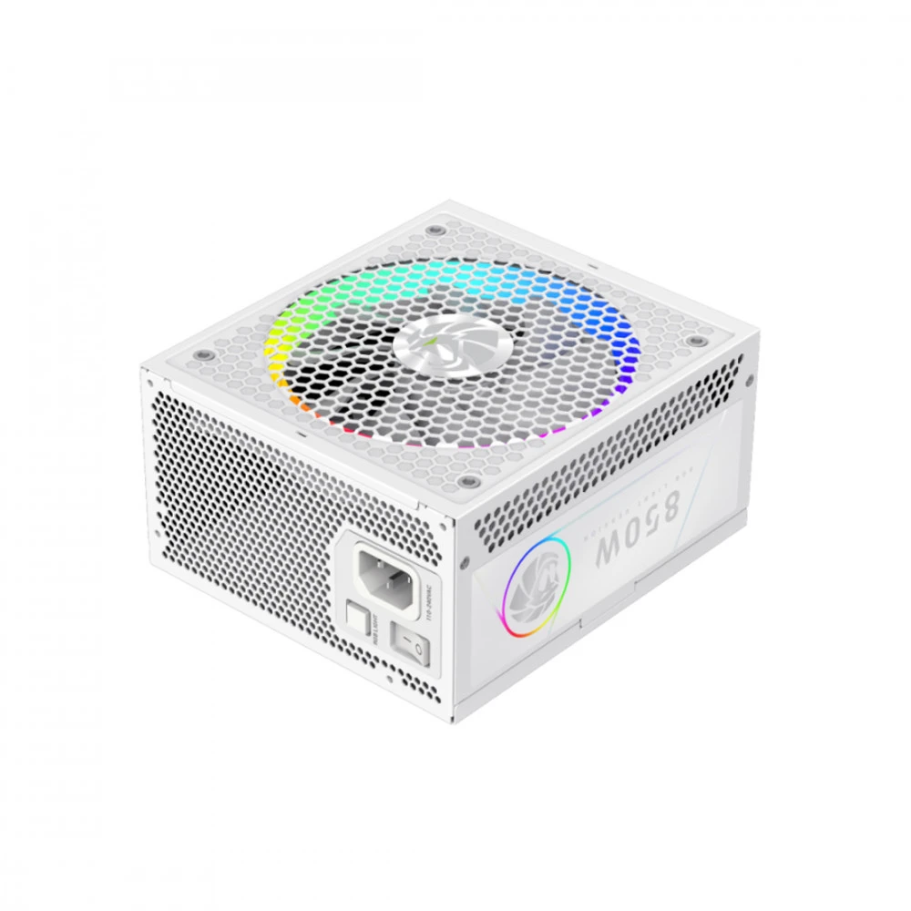 Блок питания GameMax RGB 850G WH 2141-0850B0021 850 Вт, 80+ Gold