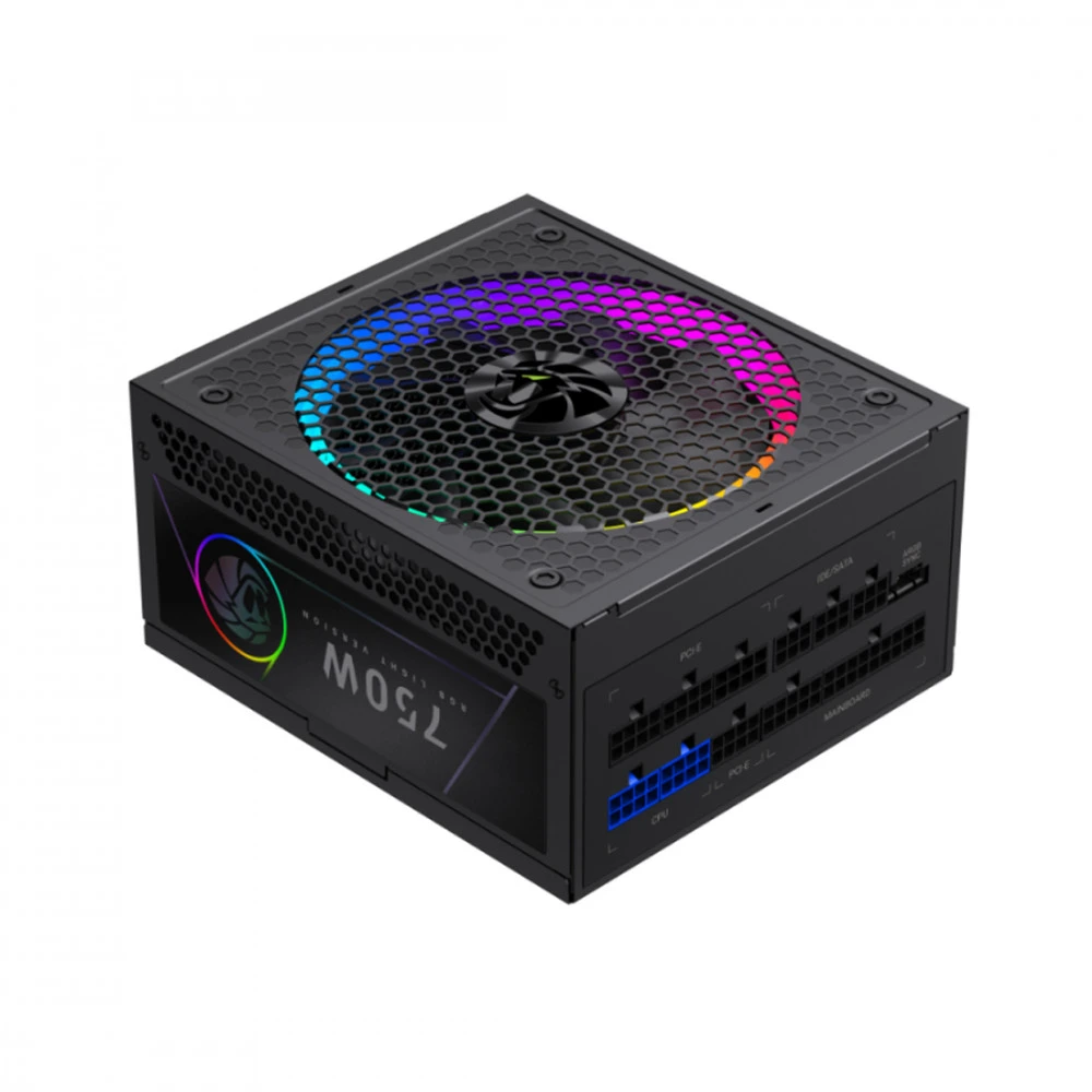Блок питания GameMax RGB 750G 2141-0750B0016 750 Вт, 80+ Gold