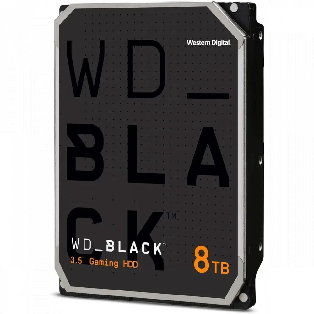 Жесткий диск Western Digital Black WD8002FZBX, 8ТБ HDD (классические), 8 ТБ, 3.5 дюйма, SATA