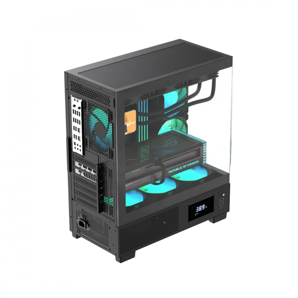 Корпус Formula Crystal E1 Floe Black Mid-Tower