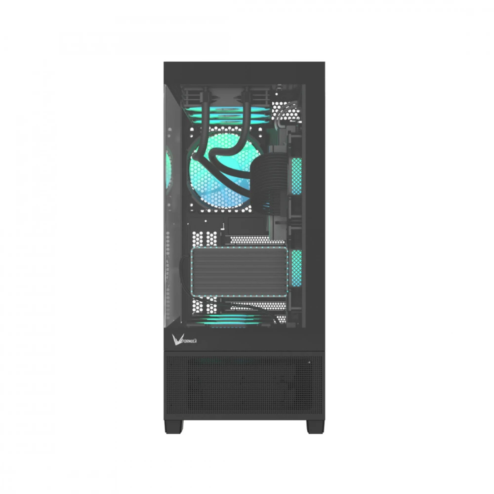 Корпус Formula Crystal E1 Floe Black Mid-Tower