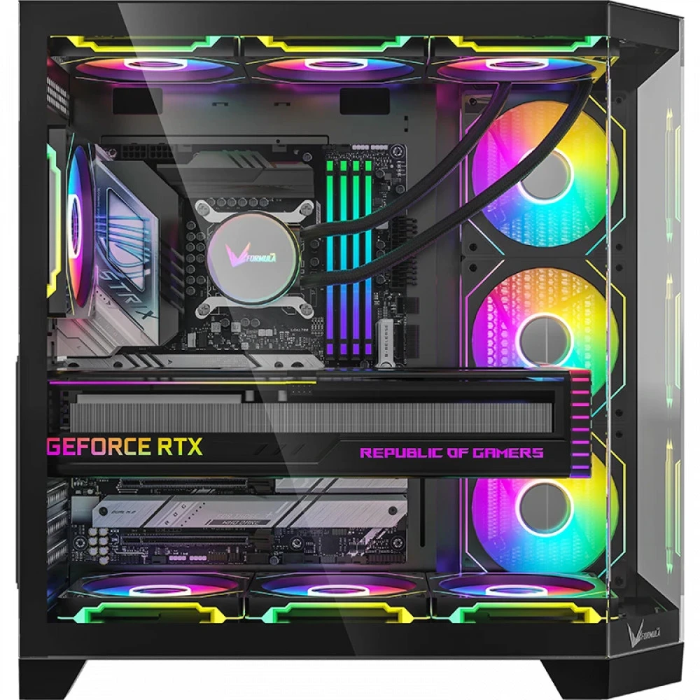 Корпус Formula Crystal Z6 Floe Black Mid-Tower