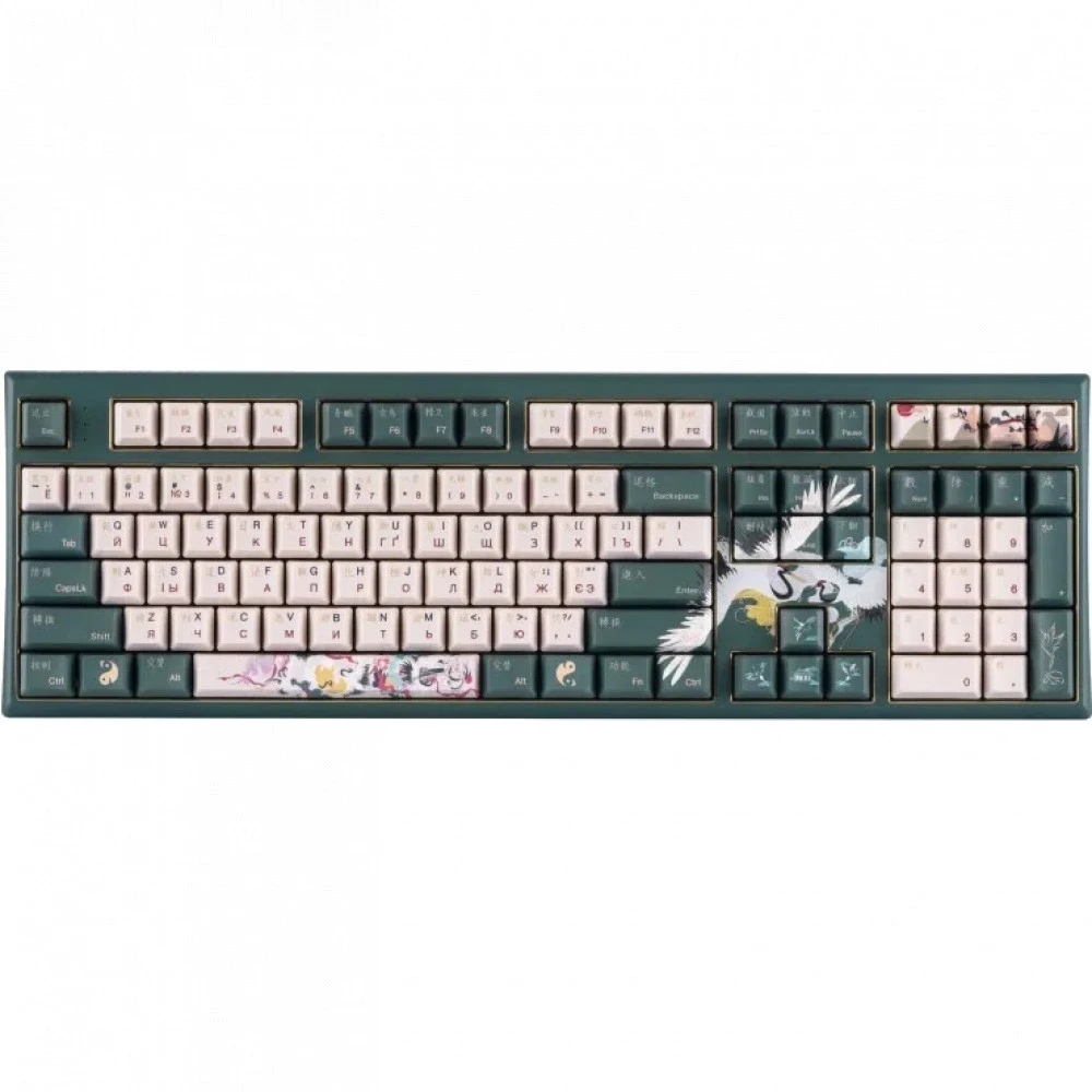 Клавиатура Varmilo Crane, VBS108, Wired, Multimedia, Gaming, Cherry MX Red, Green, BT, USB 390206 Беспроводная, Bluetooth