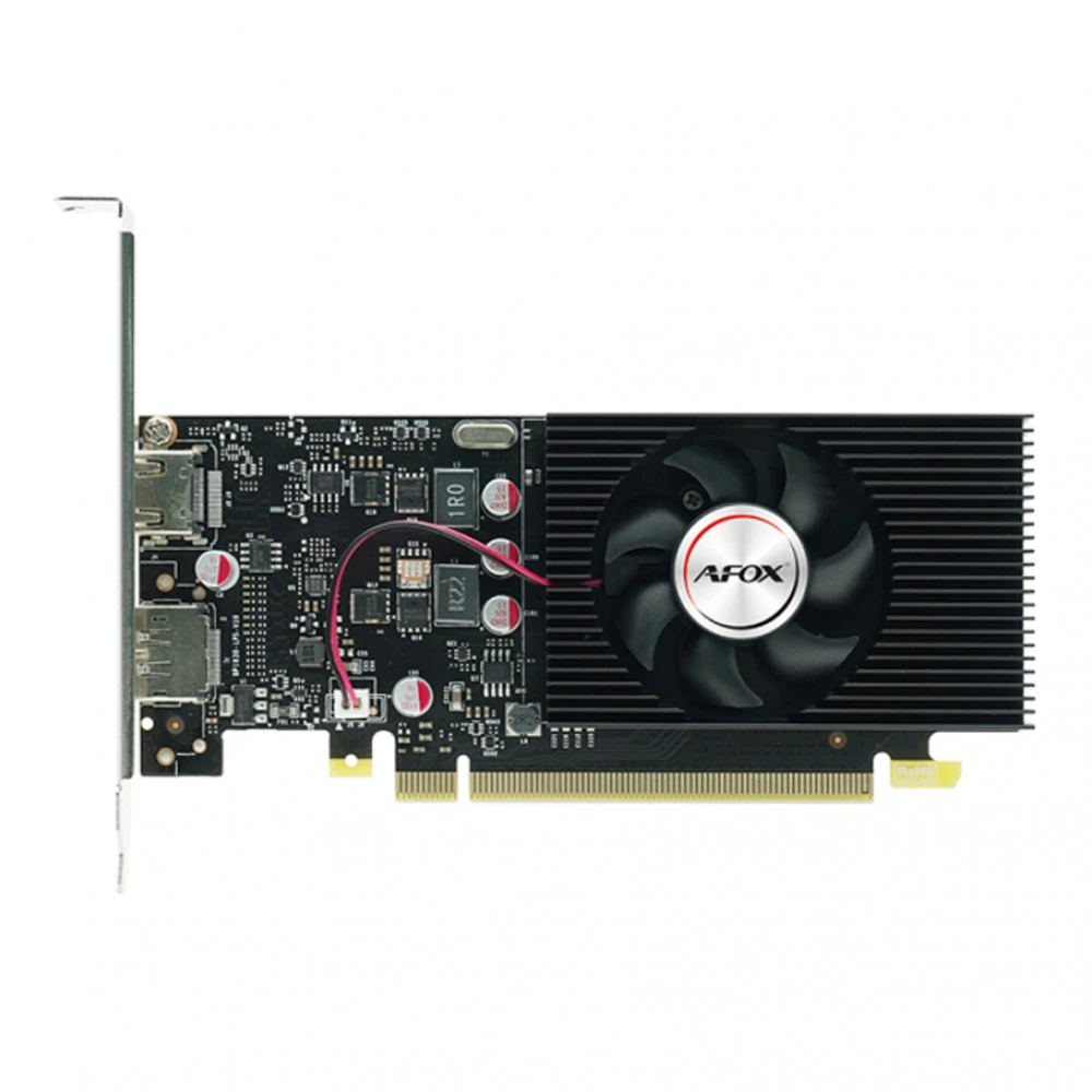 Видеокарта AFOX GT1030 D5 LP Single Fan AF1030-2048D5L5-V4 2 ГБ