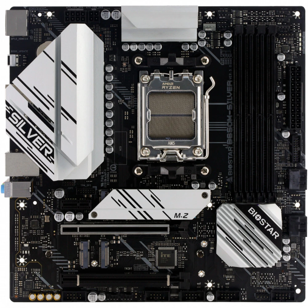 Материнская плата BIOSTAR B650M-SILVER Micro-ATX, AMD AM5