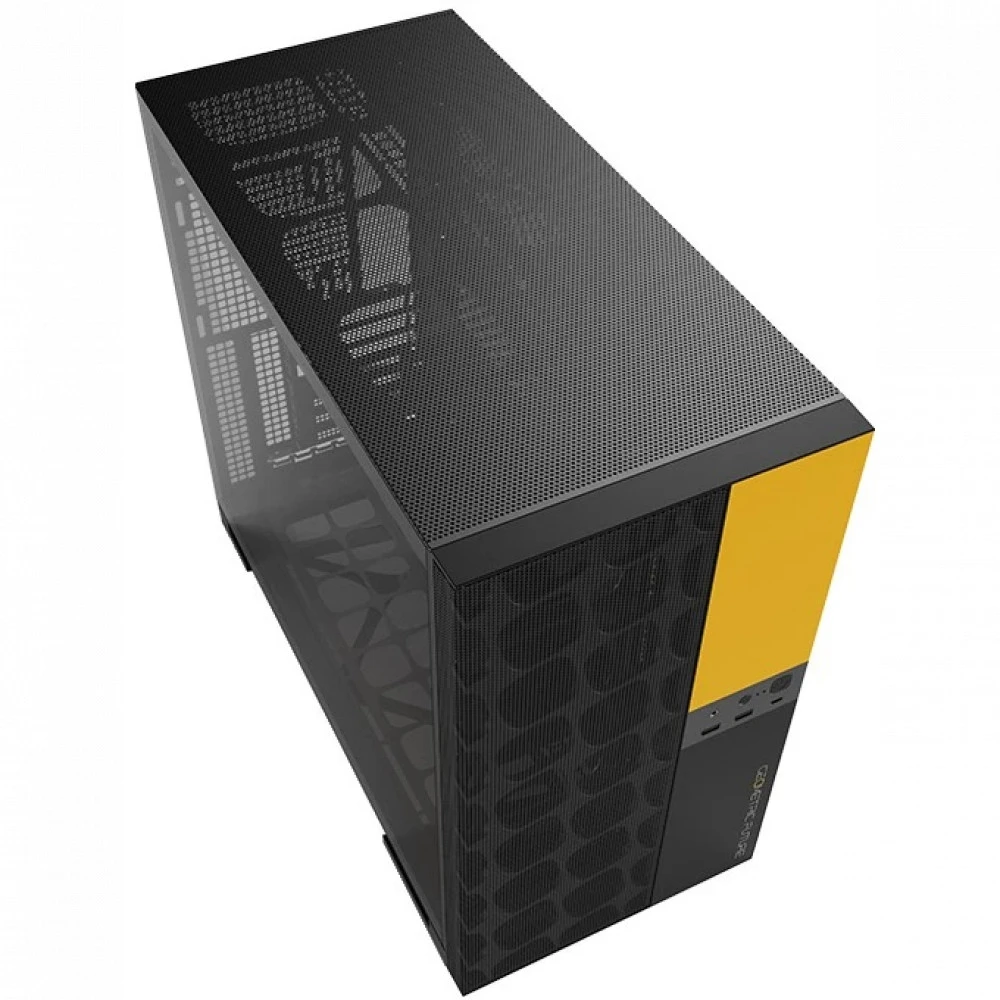 Корпус Geometric Future Model 5 Vent Black/Yellow 1AM5VTBY00100 Mid-Tower