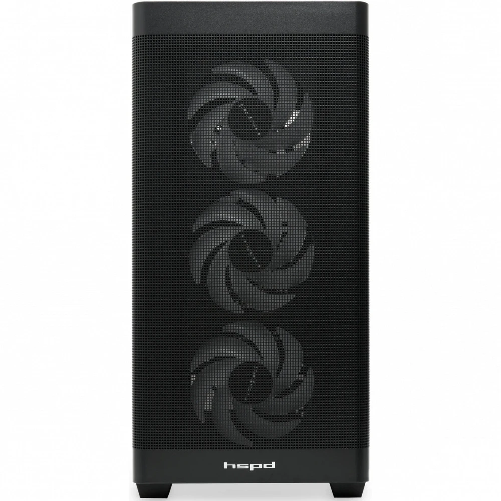 Корпус HSPD M740-TGBK-ARGB Black Mid-Tower