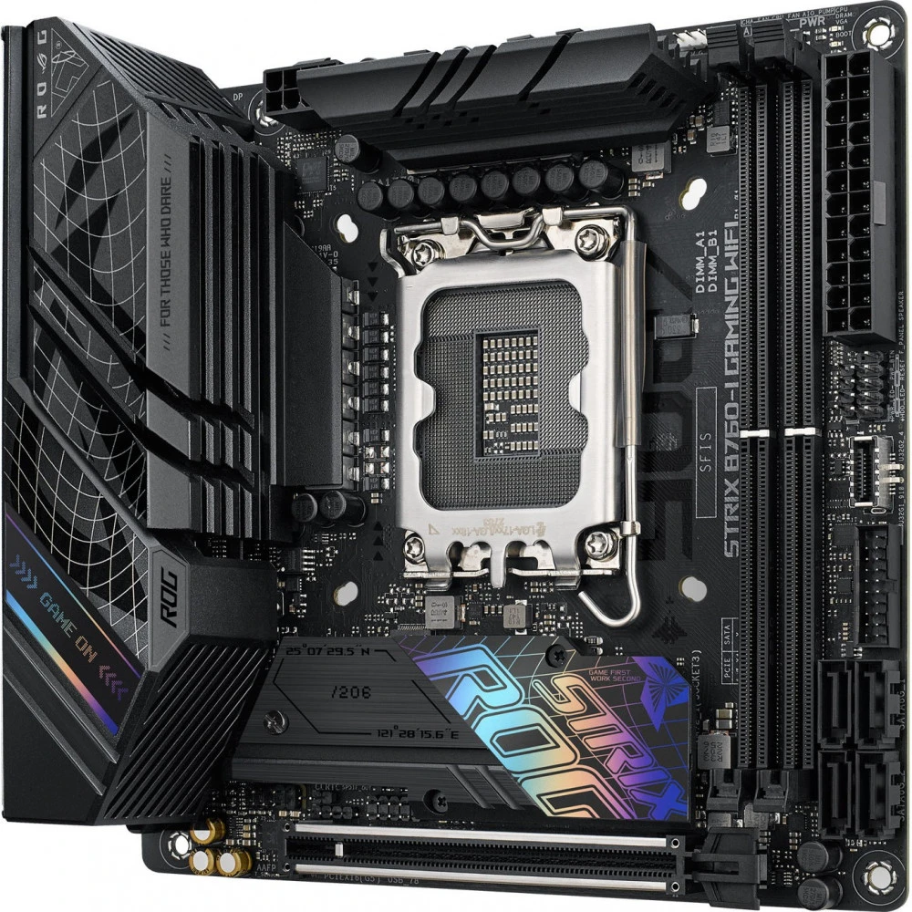 Материнская плата Asus ROG STRIX B760-I GAMING WIFI 90MB1D90-M0EAY0 Mini-ITX, LGA 1700