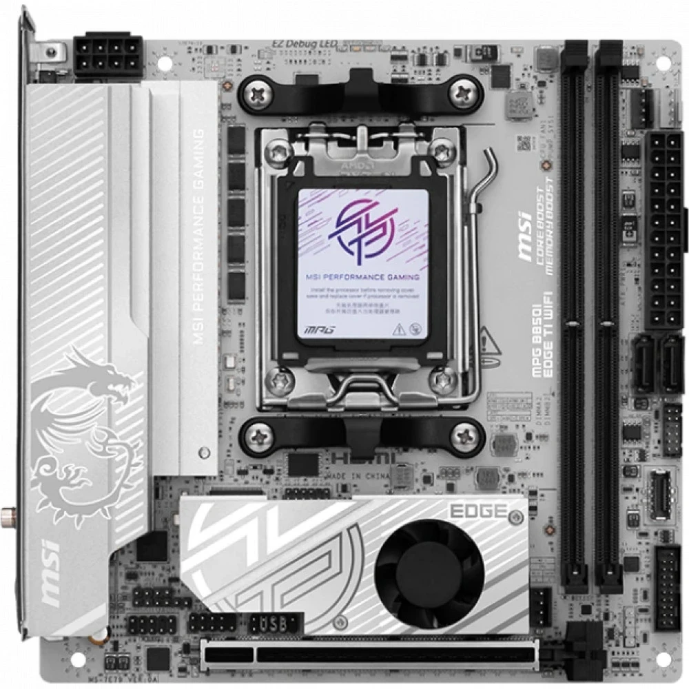 Материнская плата MSI MPG B850I EDGE TI WIFI Mini-ITX, AMD AM5