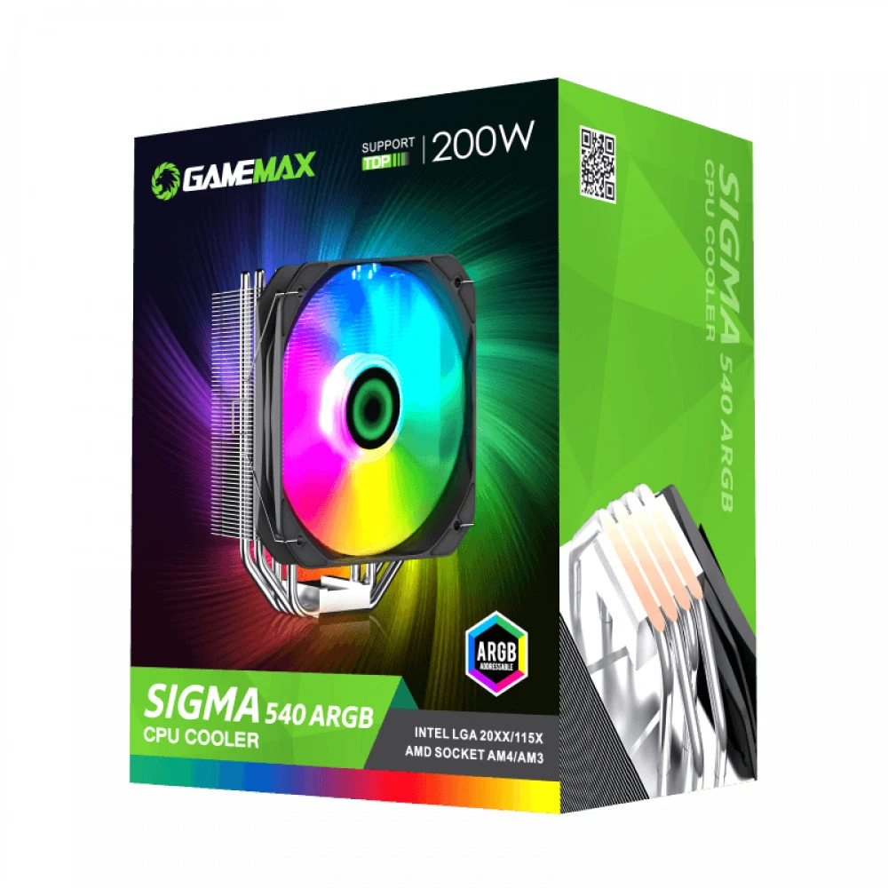 Система охлаждения GameMax SIGMA 540 ARGB Для процессора