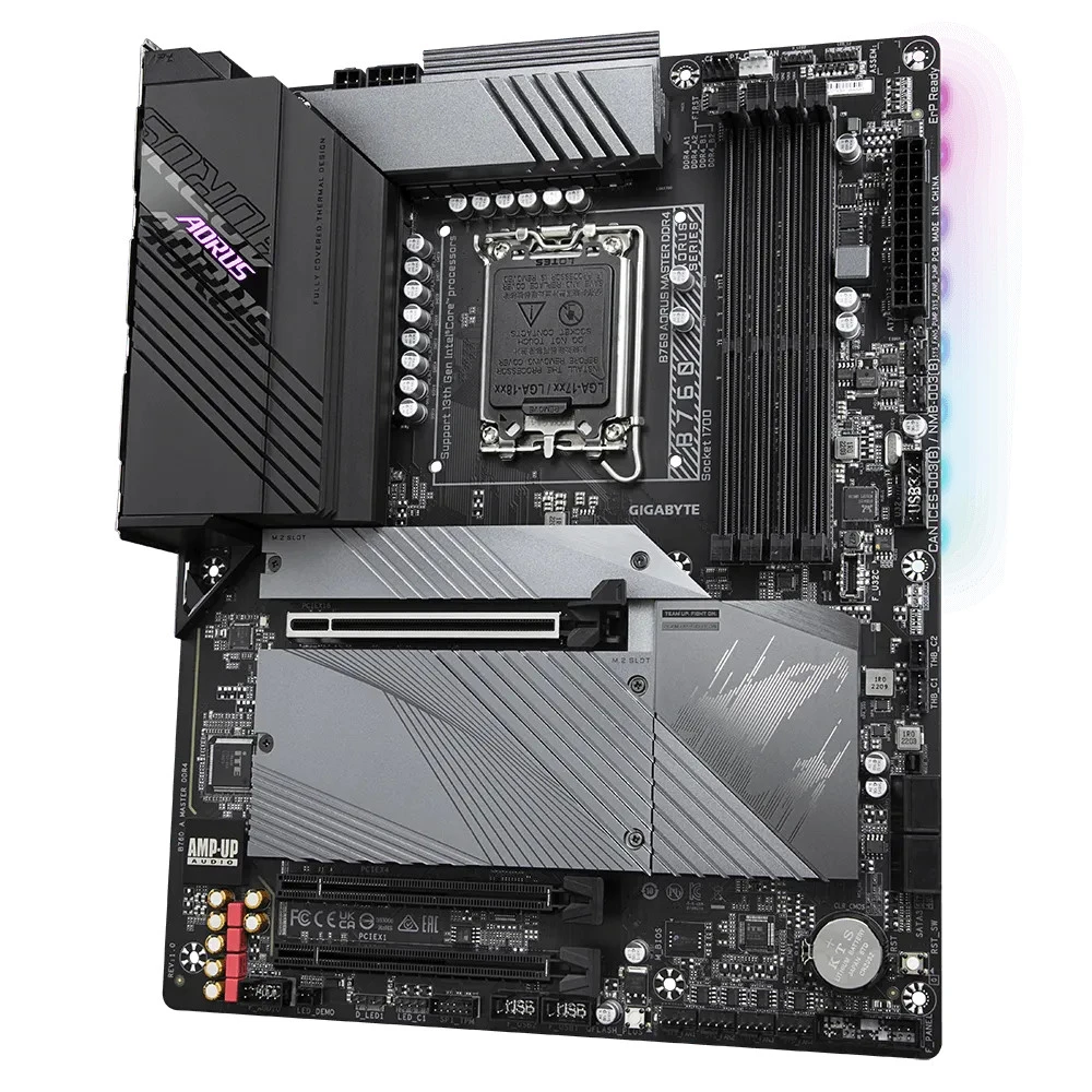 Материнская плата Gigabyte B760 AORUS MASTER DDR4 ATX, LGA 1700