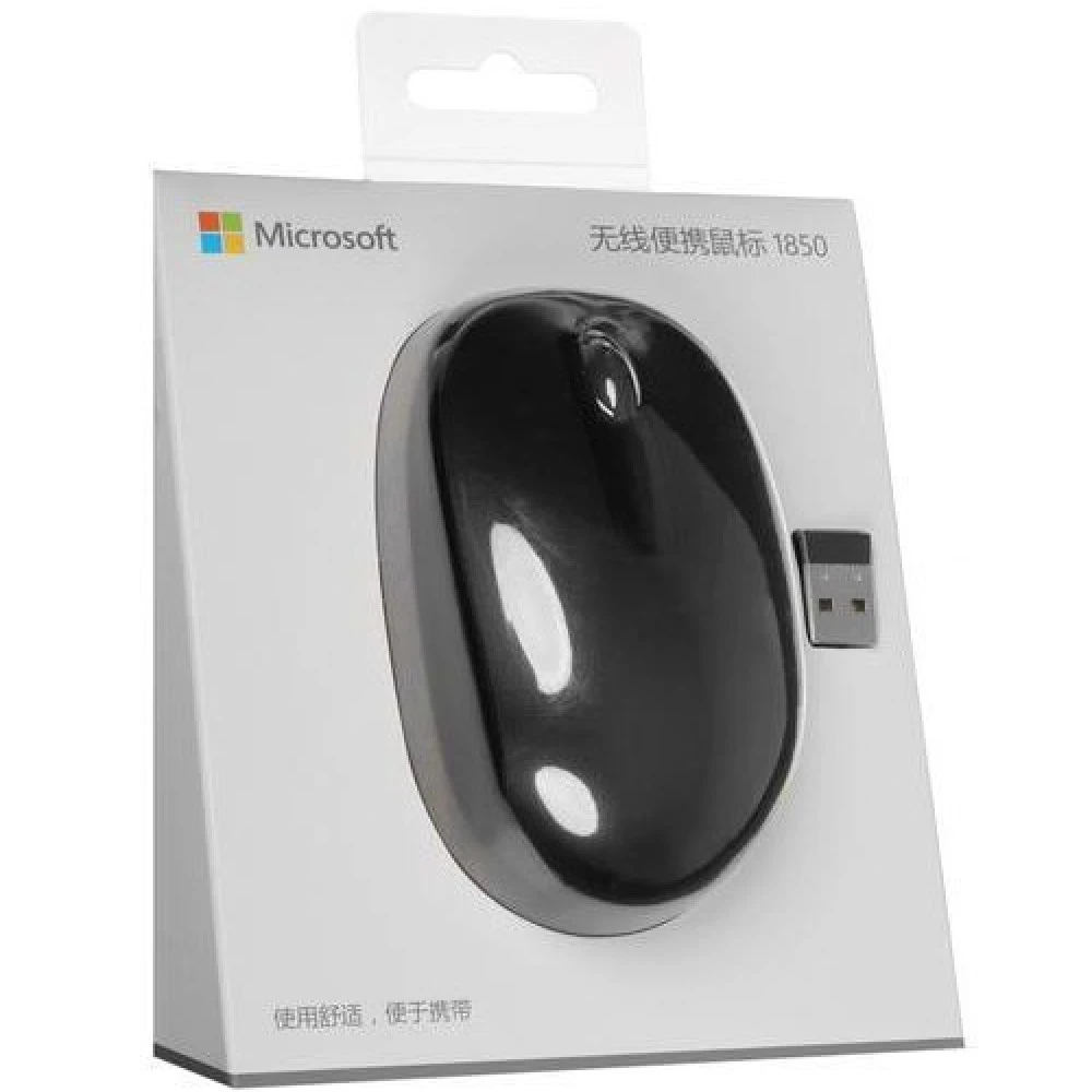 Мышь Microsoft Wireless Mobile Mouse 1850 Black U7Z-00005 Премиальные, Беспроводная