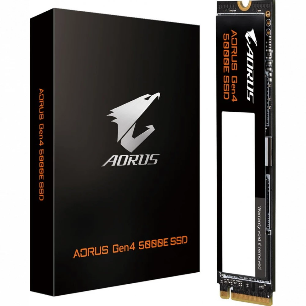 Жесткий диск Gigabyte AORUS Gen4 5000E AG450E500G-G SSD (твердотельные), 500 ГБ, M.2, PCIe