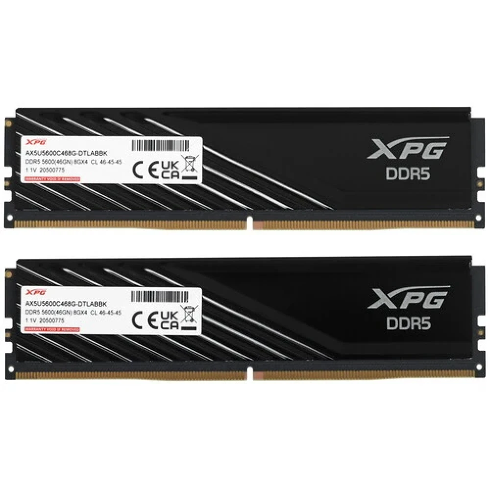 ОЗУ XPG Lancer AX5U5600C468G-DTLABBK DIMM, DDR5, 16 Гб (2 х 8 Гб), 5600 МГц