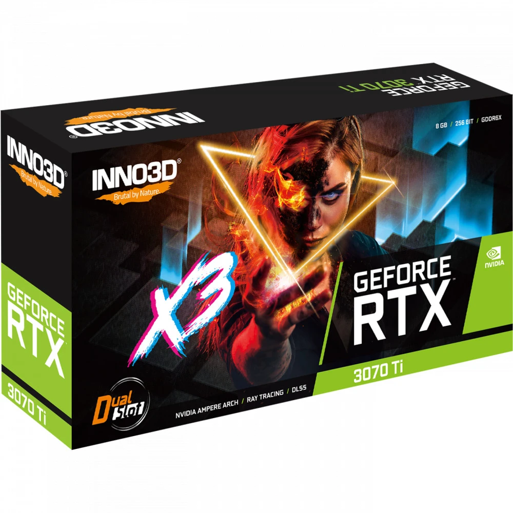 Видеокарта Inno3D GeForce RTX3070 Ti X3 N307T3-086X-1810VA44 8 ГБ