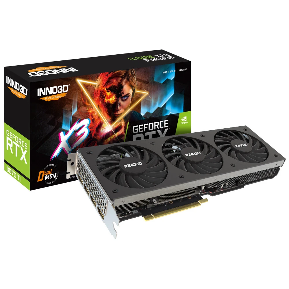 Видеокарта Inno3D GeForce RTX3070 Ti X3 N307T3-086X-1810VA44 8 ГБ