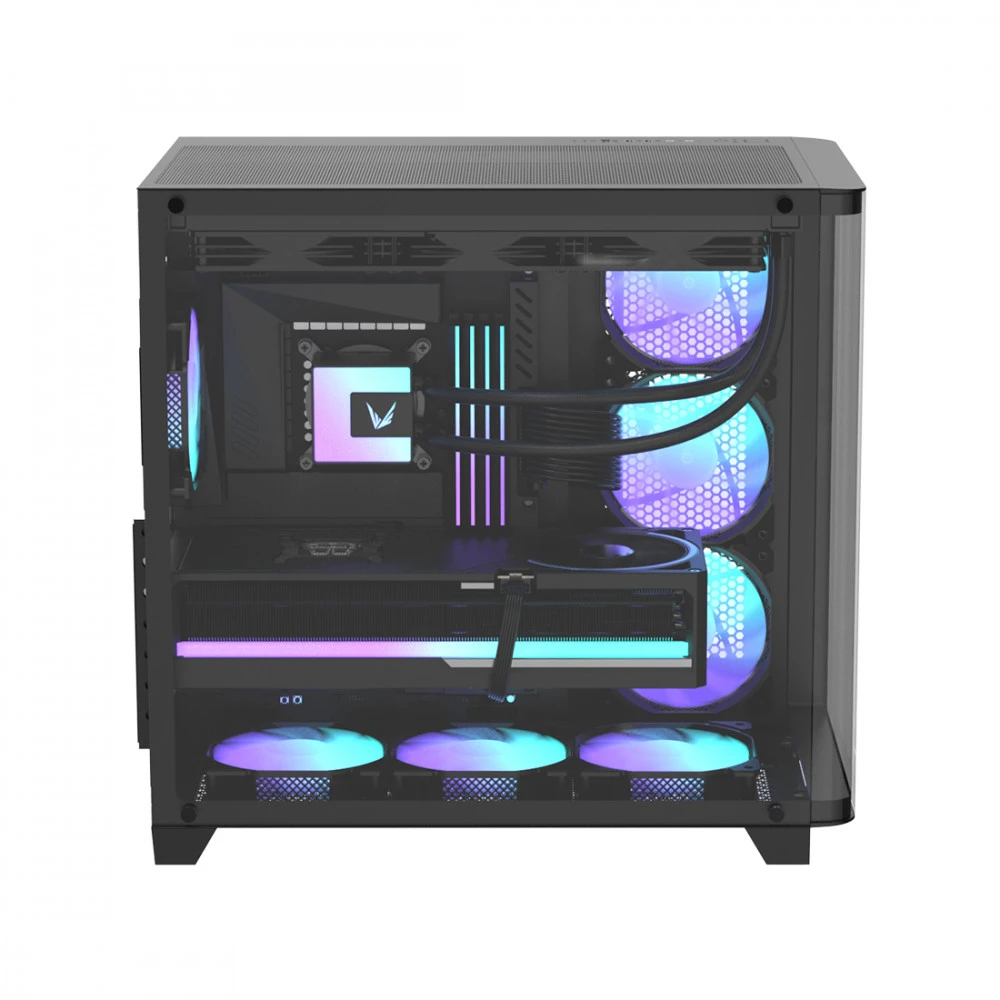 Корпус Formula Crystal U2 Floe Black Mid-Tower