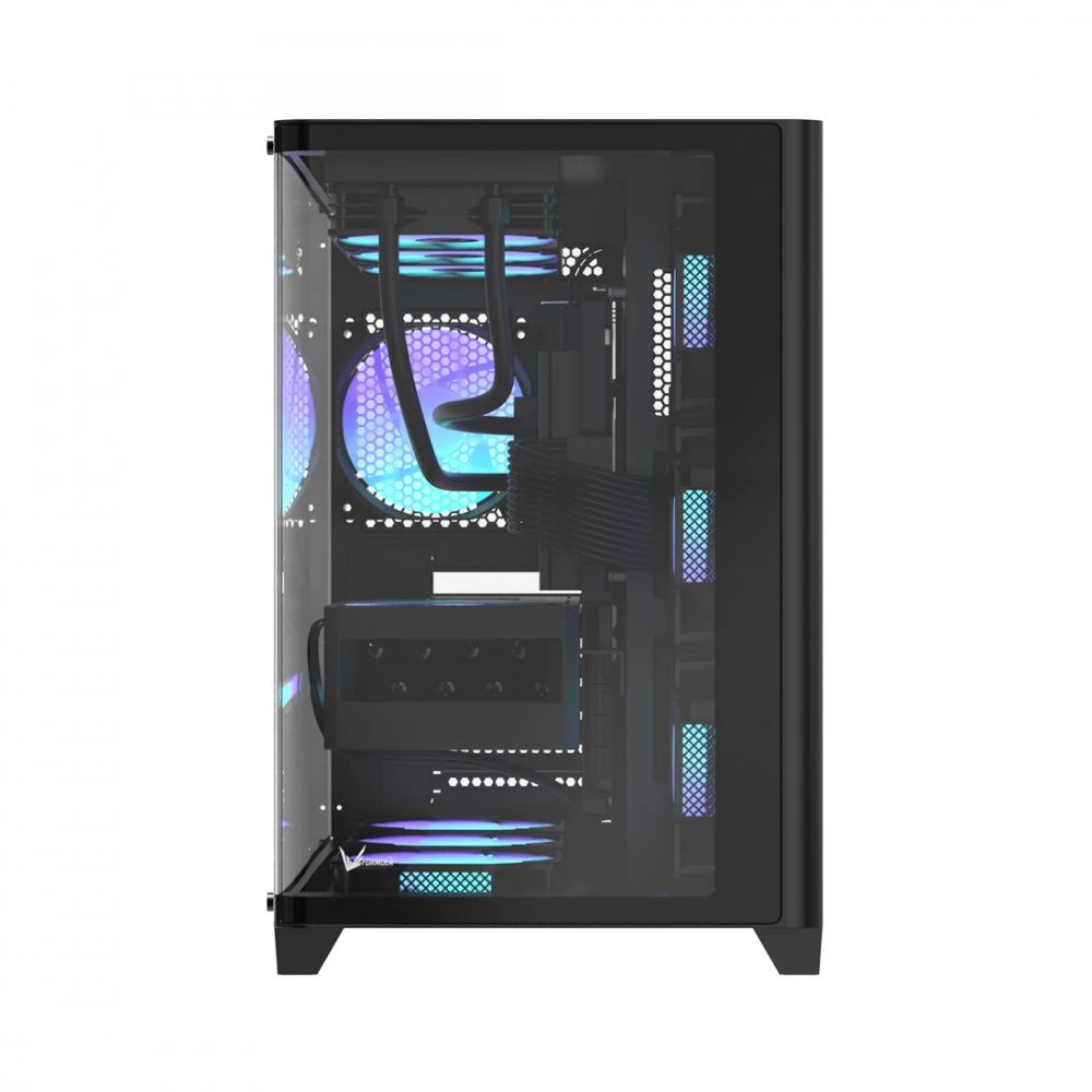 Корпус Formula Crystal U2 Floe Black Mid-Tower