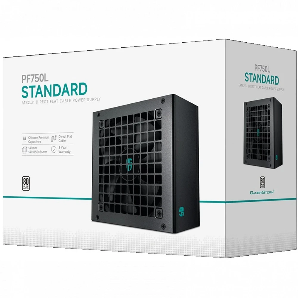 Блок питания GamerStorm PF750L R-PF750L-HE0B-WGEU 750 Вт, 80+