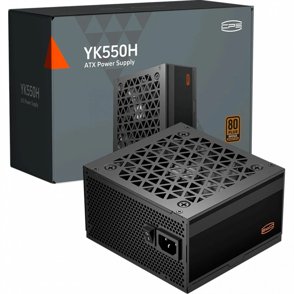 Блок питания PCcooler P3-YK550H-B1H 550 Вт, 80+ Bronze