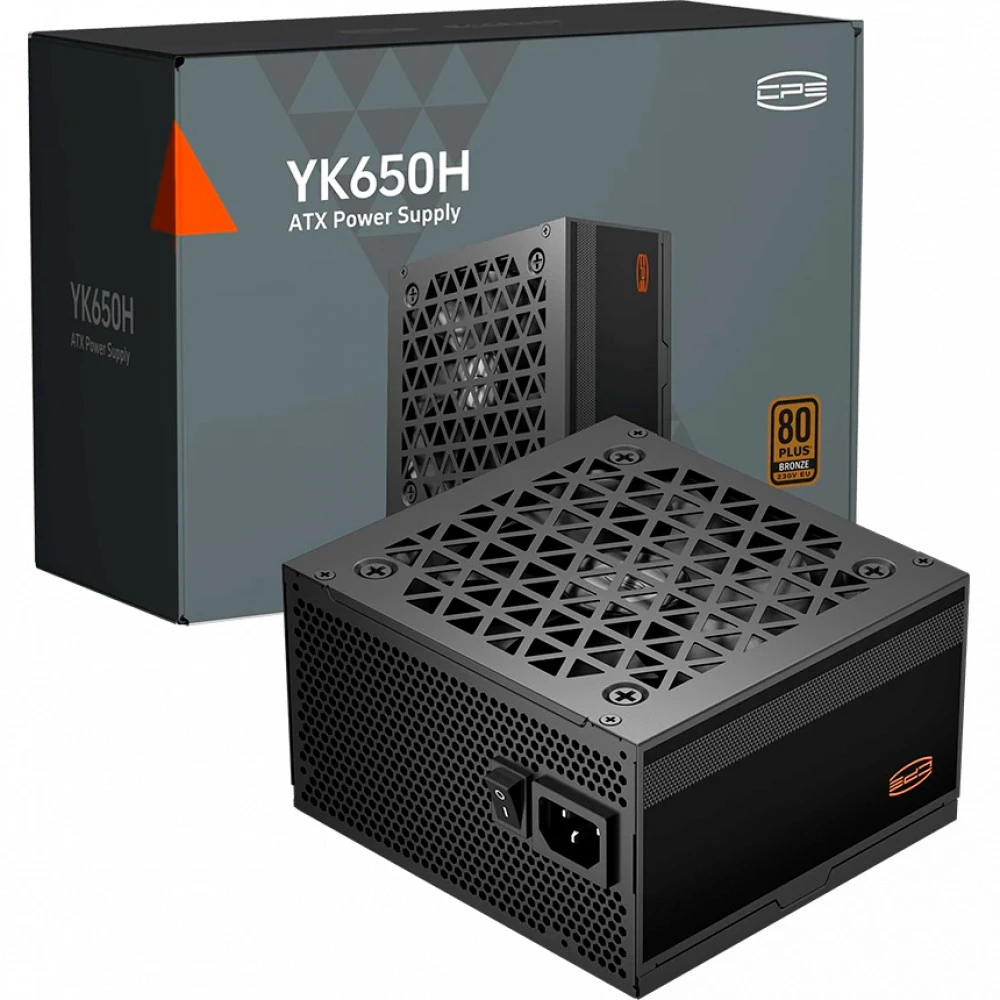 Блок питания PCcooler P3-YK650H-B1H 650 Вт, 80+ Bronze