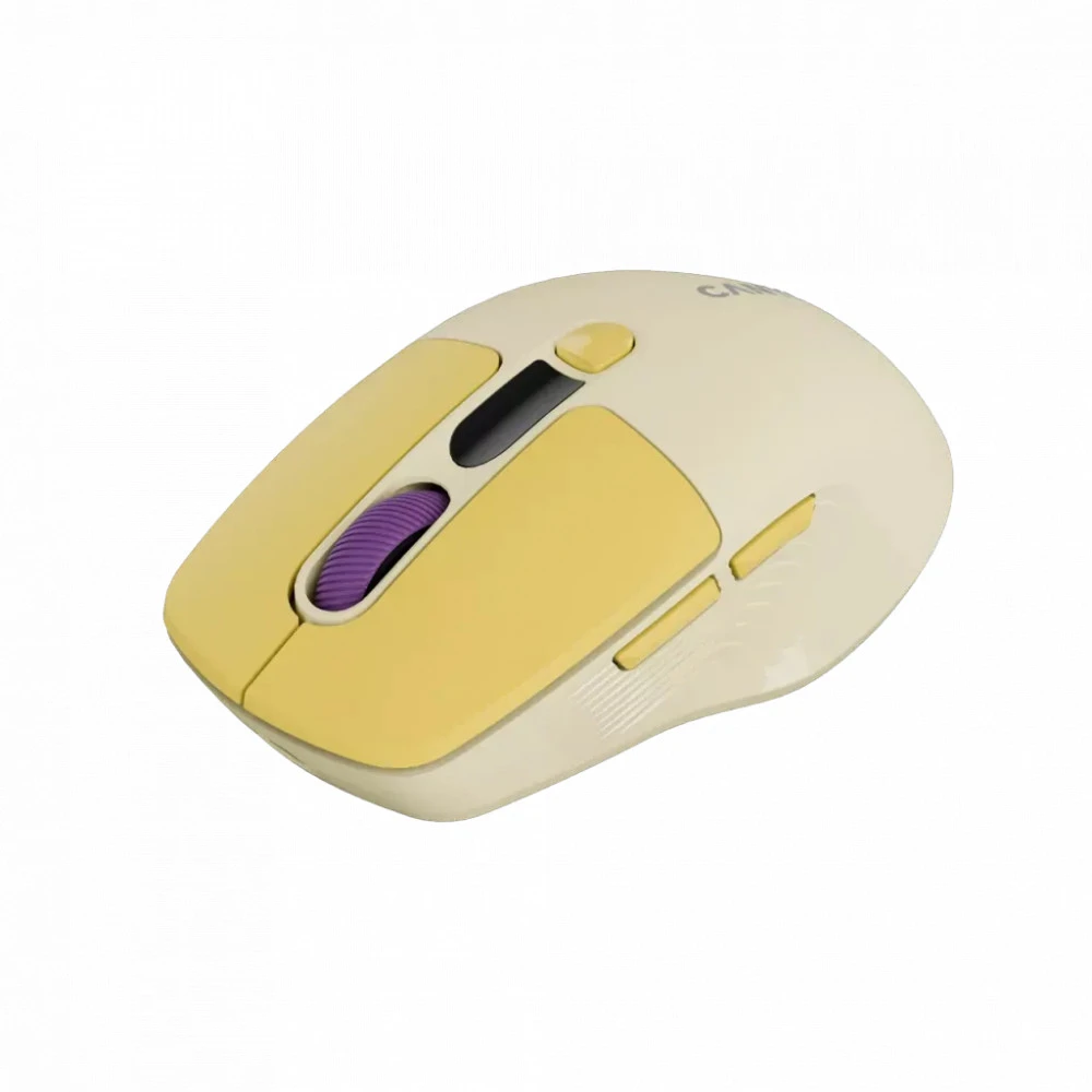 Мышь Canyon MW-26 LCD Silent Dual Mode Wireless Yellow CNS-CMSW26Y Бюджетные, Беспроводная