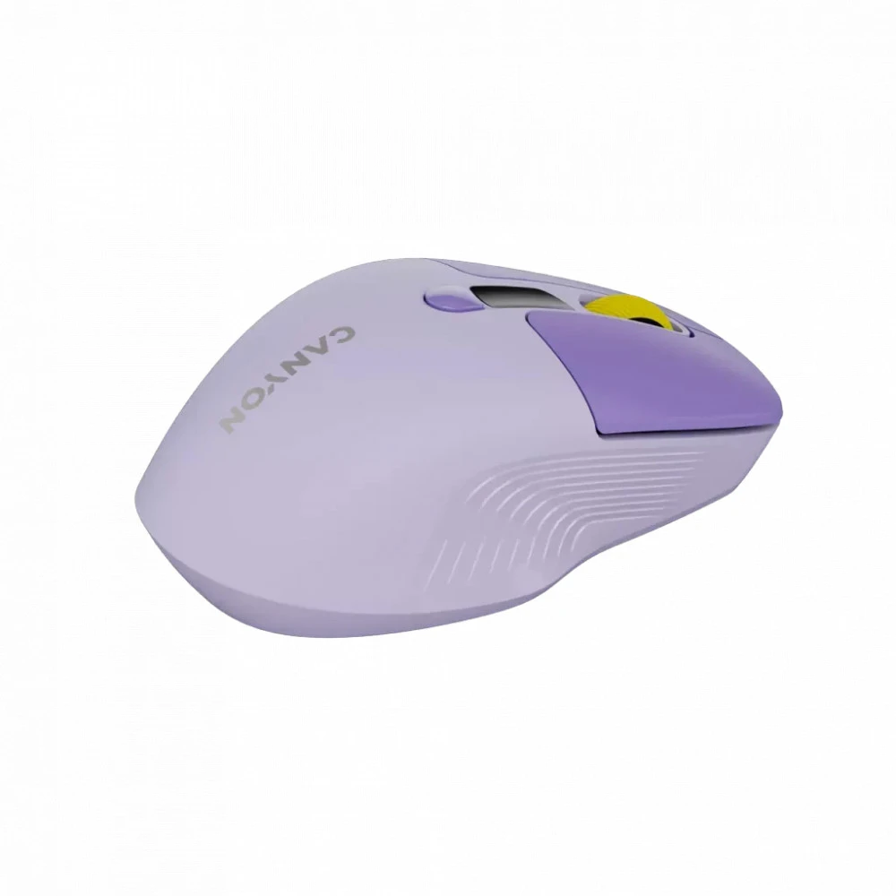 Мышь Canyon MW-26 LCD Silent Dual Mode Wireless Violet CNS-CMSW26V Бюджетные, Беспроводная