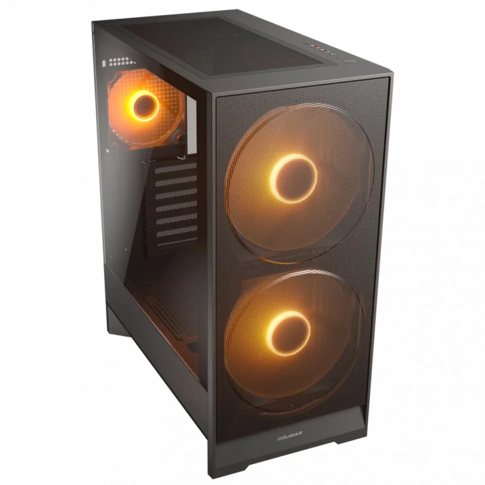 Корпус Cougar Airface 180 Black 385VA40.0001 Mid-Tower