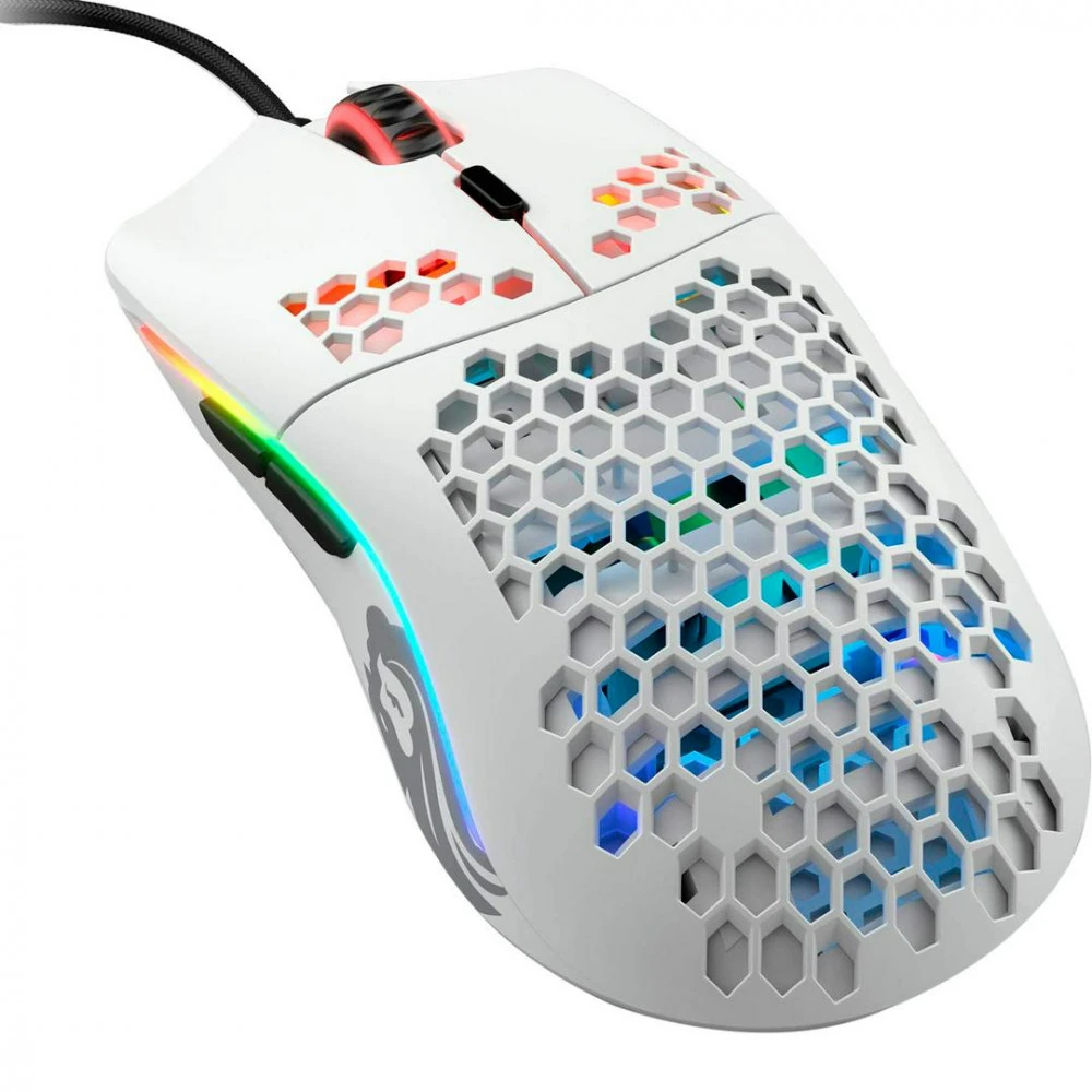 Мышь GLORIOUS Model O Minus White GOM-WHITE Игровые, Проводная