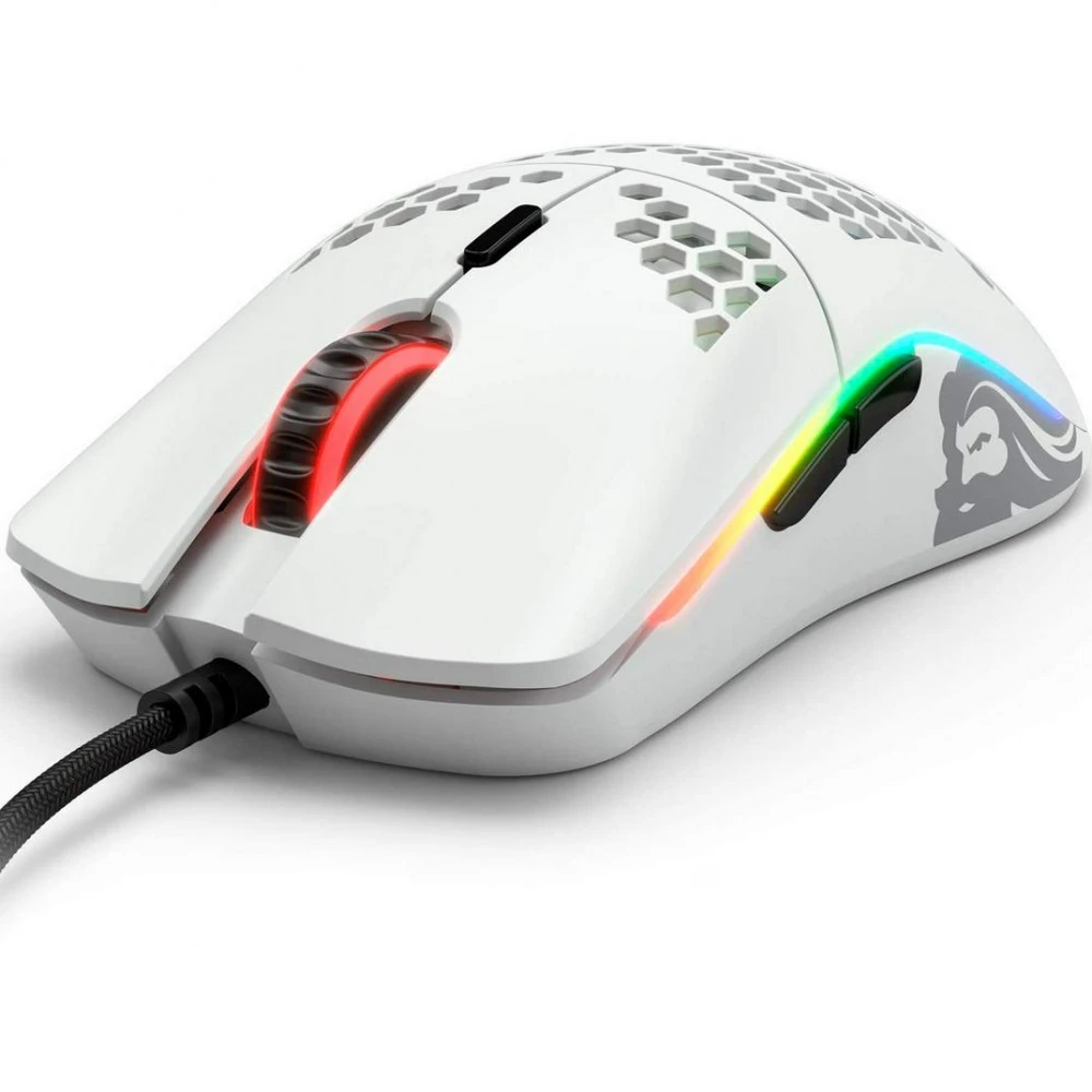 Мышь GLORIOUS Model O Minus White GOM-WHITE Игровые, Проводная