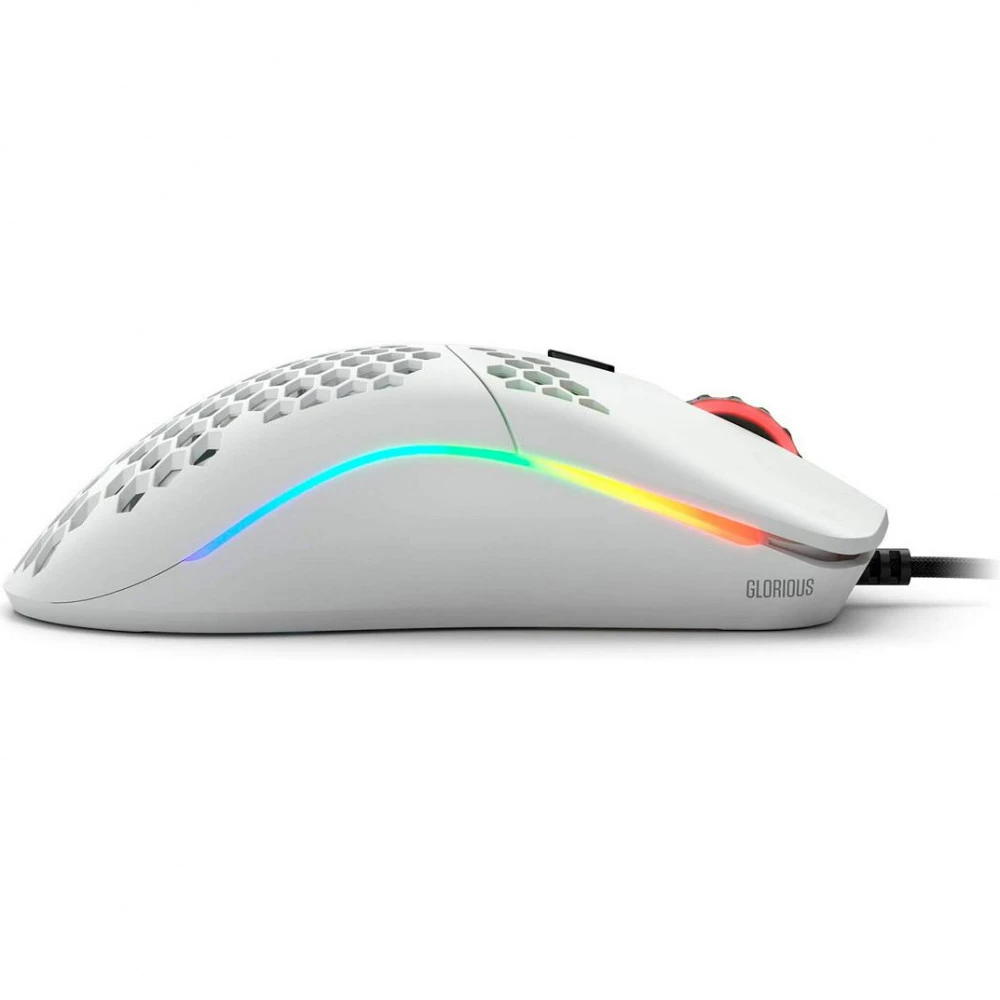 Мышь GLORIOUS Model O Minus White GOM-WHITE Игровые, Проводная