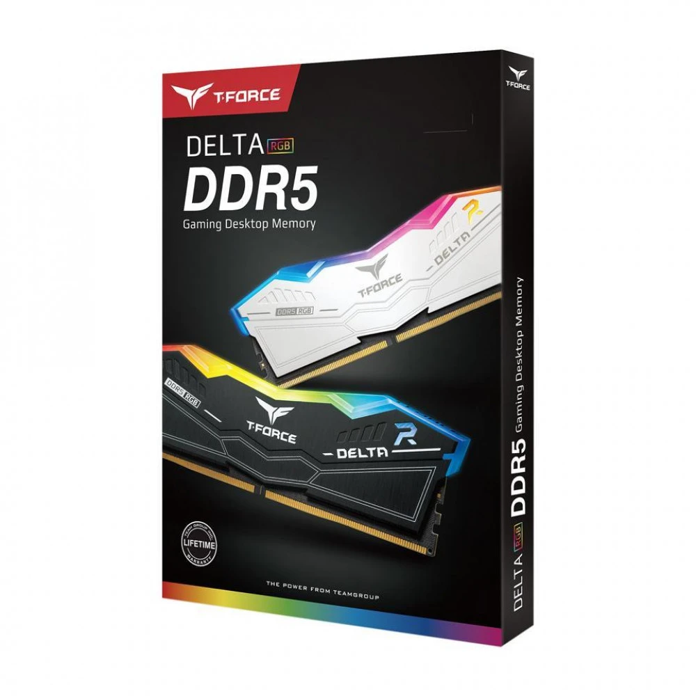 ОЗУ Team Group DELTA RGB FF3D532G6000HC38ADC01 DIMM, DDR5, 32 Гб (2 х 16 Гб), 6000 МГц