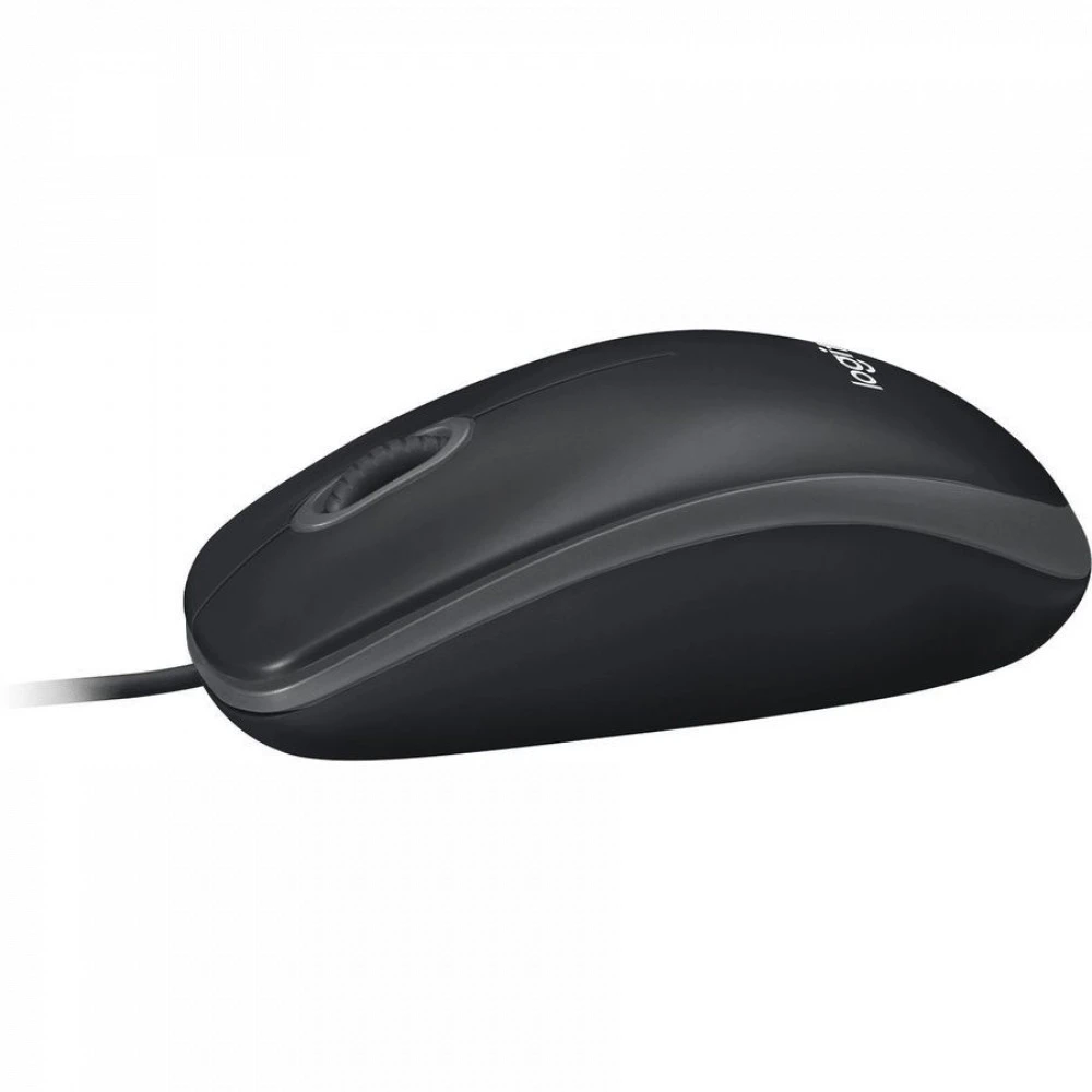 Мышь Logitech B100 910-006605 Бюджетные, Проводная