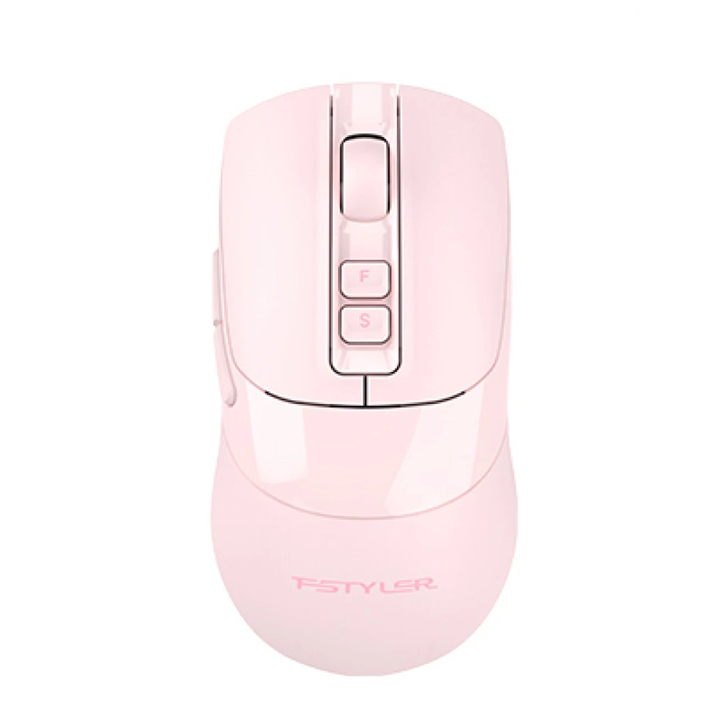 Мышь A4Tech Fstyler FB50CSPlus Pink Бюджетные, Беспроводная