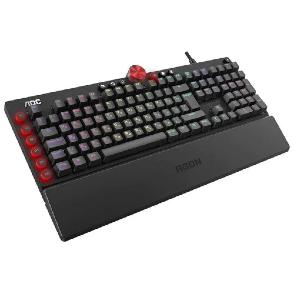 Клавиатура AOC AGK700 AGK700DR2R Проводная, USB