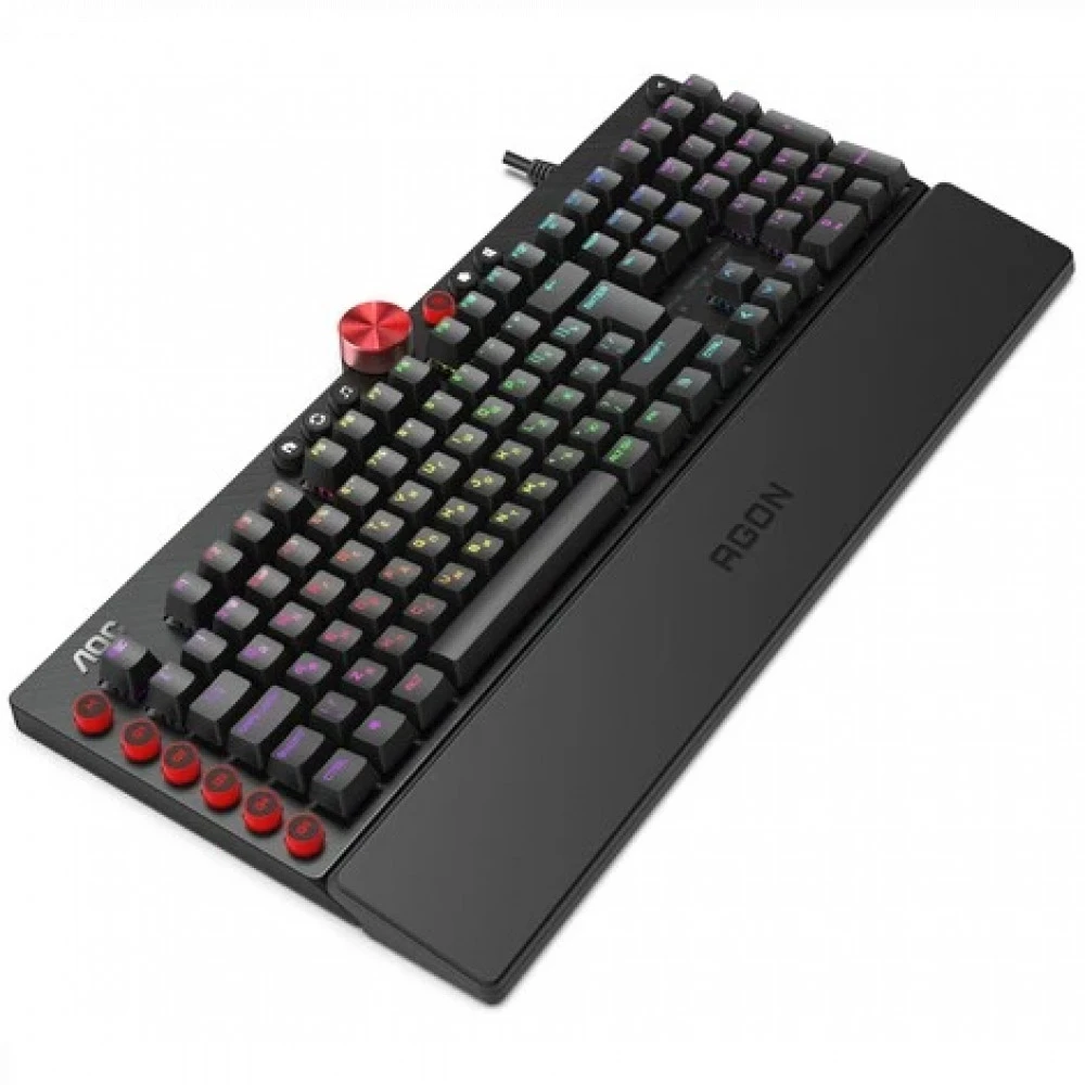 Клавиатура AOC AGK700 AGK700DR2R Проводная, USB