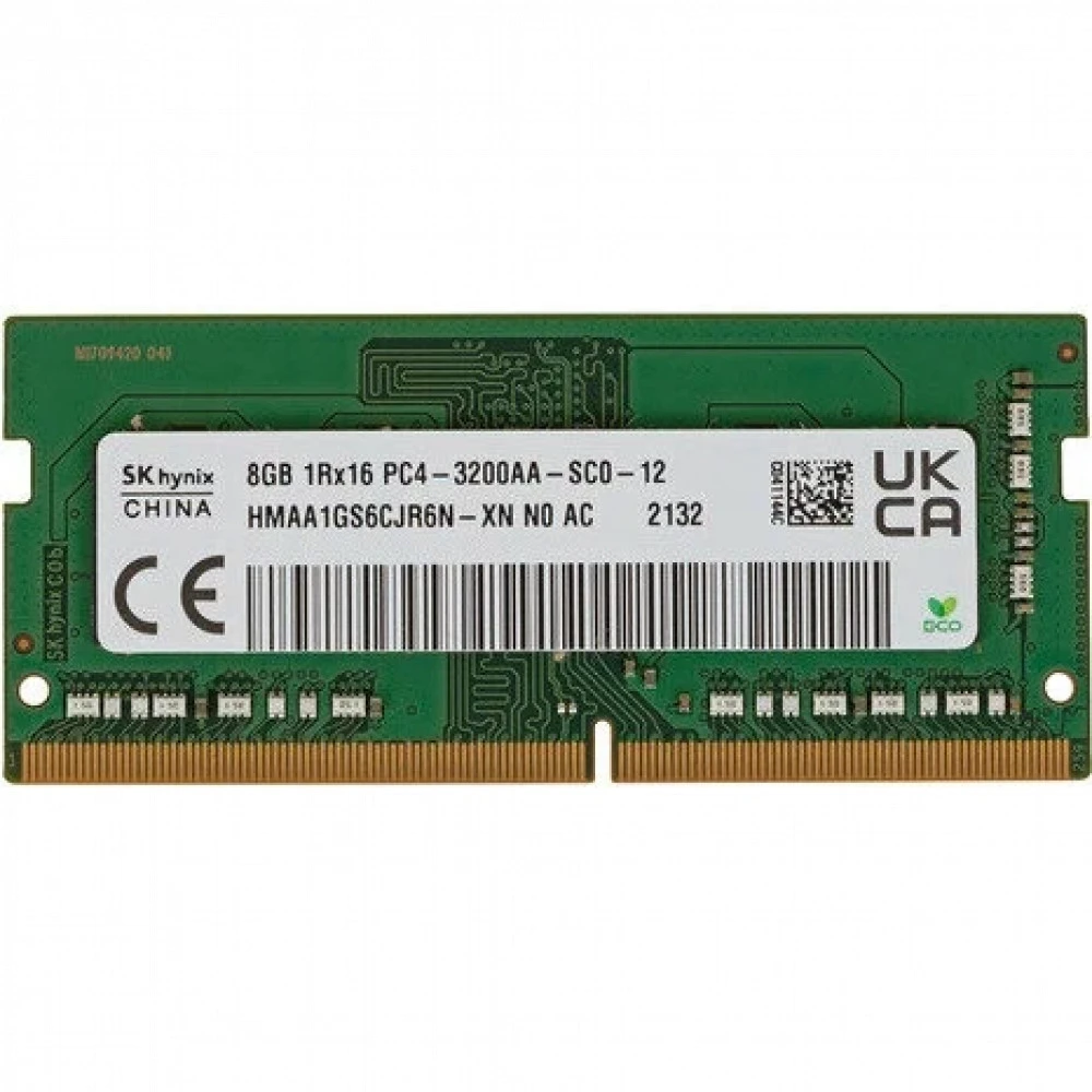 ОЗУ Hynix HMAA1GS6CJR6N-XNN0 SO-DIMM, DDR4, 8 Гб, 3200 МГц